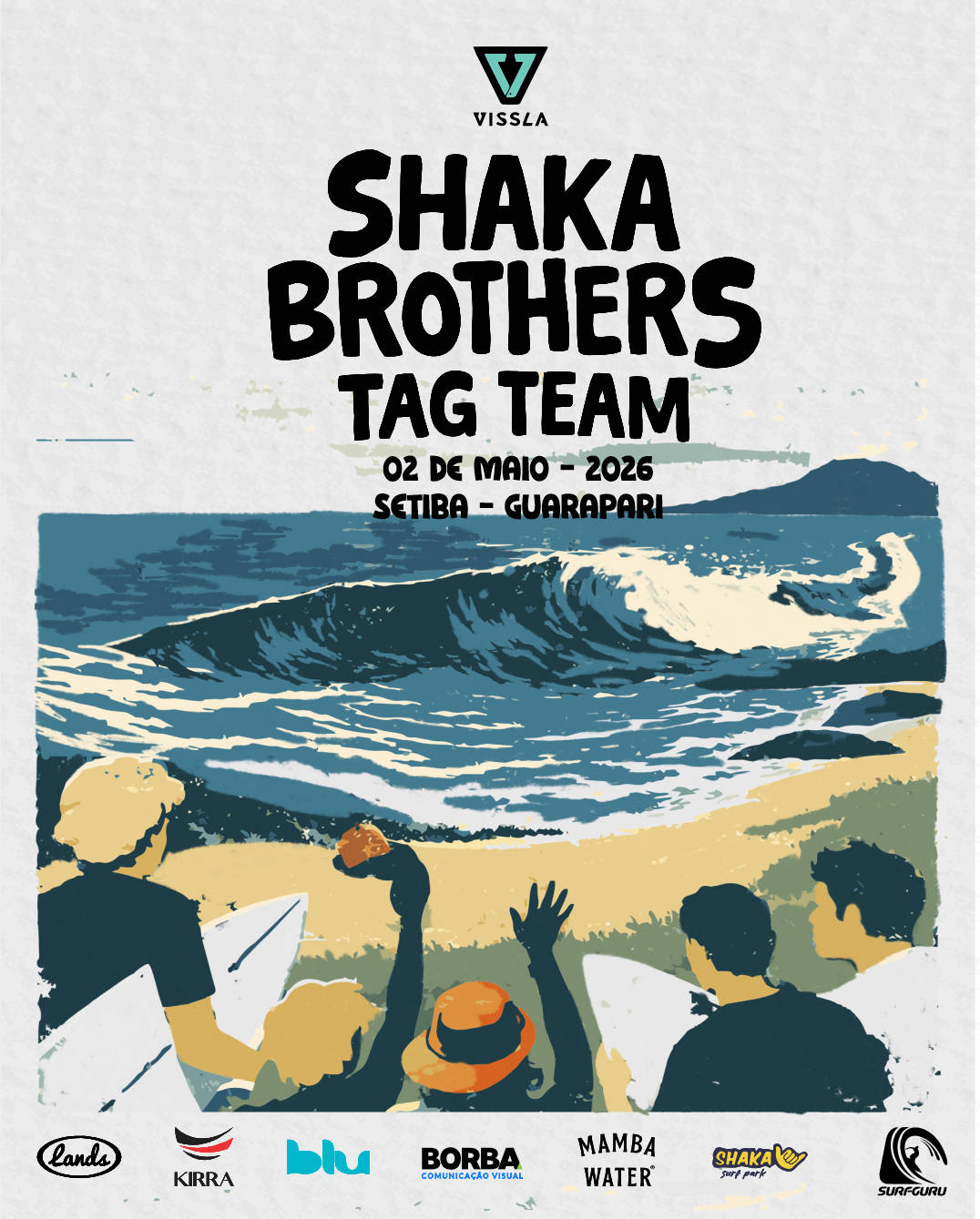 Cartaz Shaka Brothers Tag Team